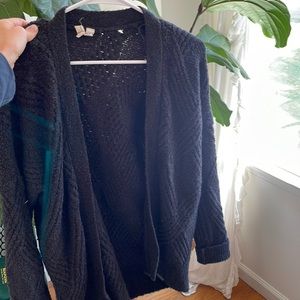 Moth by Anthropologie wool grey cardigan sweater